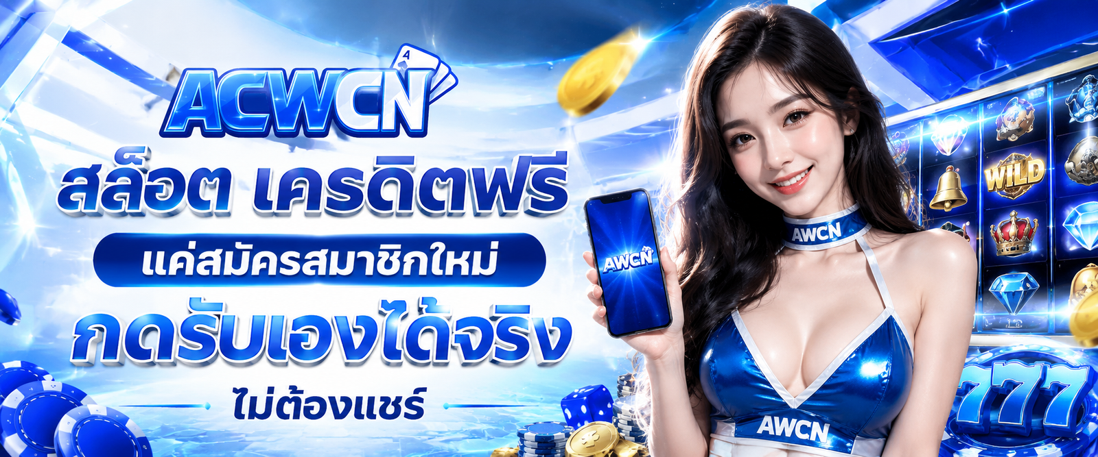 สล็อต เครดิตฟรี แค่สมัครสมาชิกใหม่ กดรับเองได้จริง ไม่ต้องแชร์