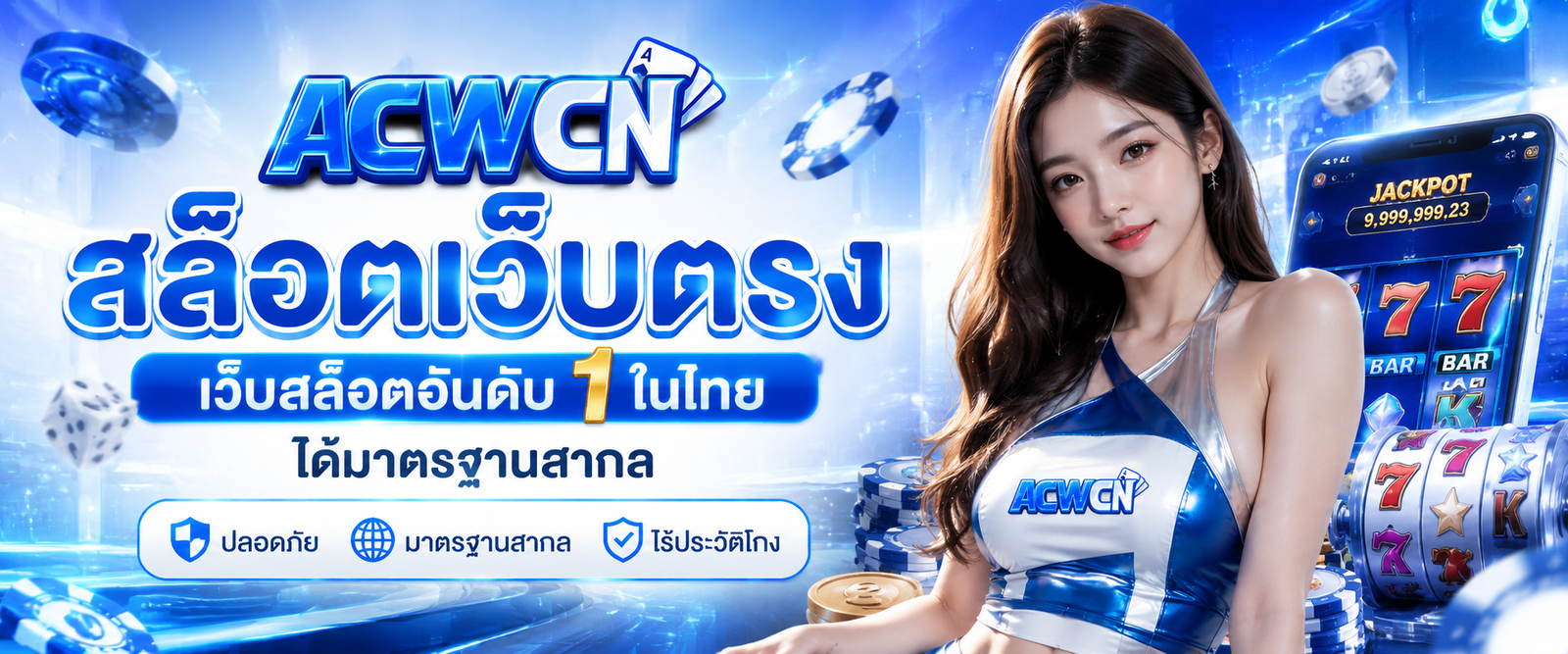 สล็อตเว็บตรง เว็บสล็อตอันดับ 1 ในไทย ได้มาตรฐานสากล ปลอดภัย ไร้ประวัติโกง