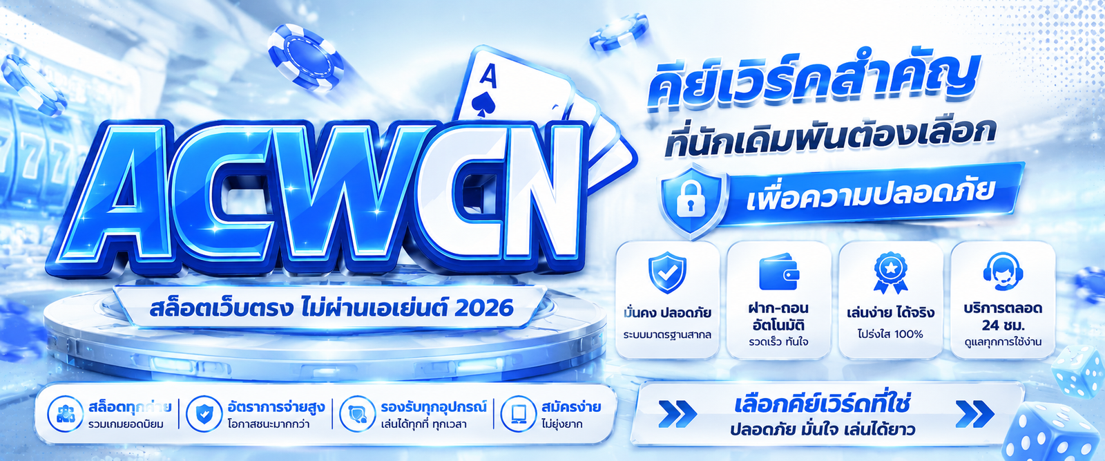 สล็อตเว็บตรง ไม่ผ่านเอเย่นต์ 2026 คีย์เวิร์ดสำคัญที่นักเดิมพันต้องเลือกเพื่อความปลอดภัย​