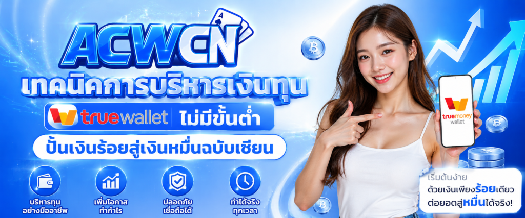 เทคนิคการบริหารเงินทุน True Wallet ไม่มีขั้นต่ำ ปั้นเงินร้อยสู่เงินหมื่นฉบับเซียน​