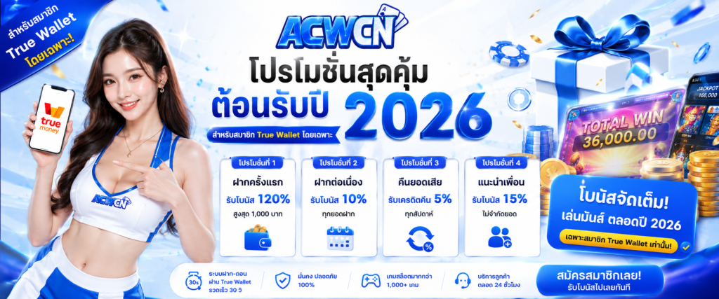 โปรโมชั่นสุดคุ้มต้อนรับปี 2026 สำหรับสมาชิก True Wallet โดยเฉพาะ​